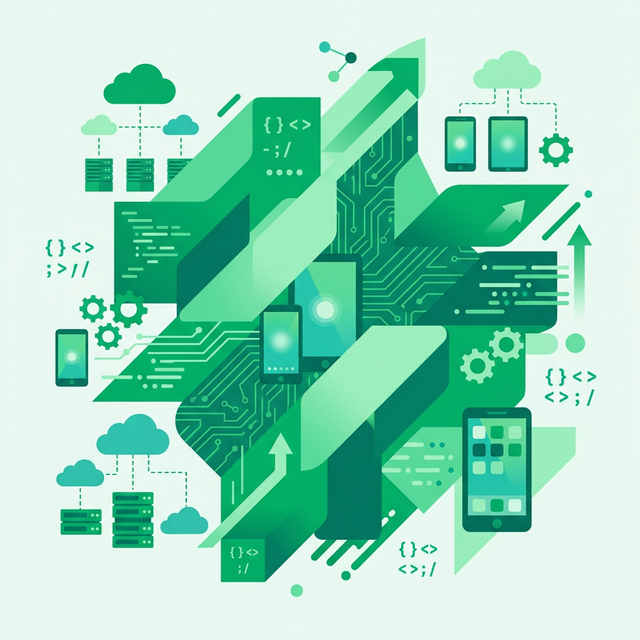 Digital transformation illustration